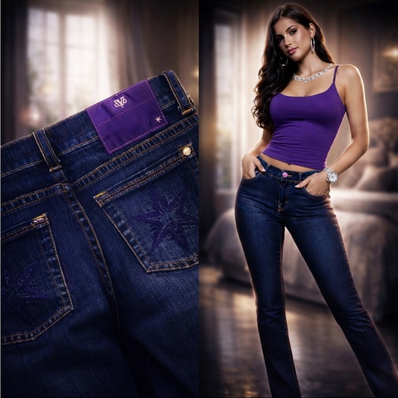 Victoria Beckham Denim - Victoria Beckham DVB Straight Leg Premium Denim Jeans 26x34 LNWO Tags